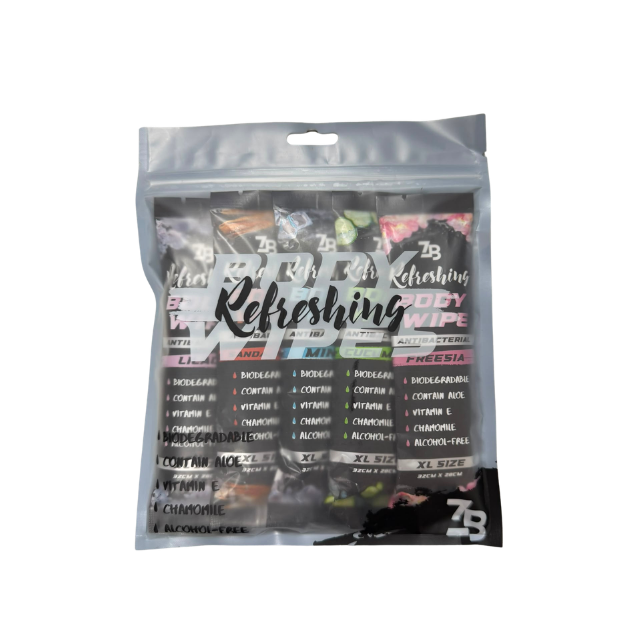 可降解環保爽膚即用濕毛巾(5條/包)